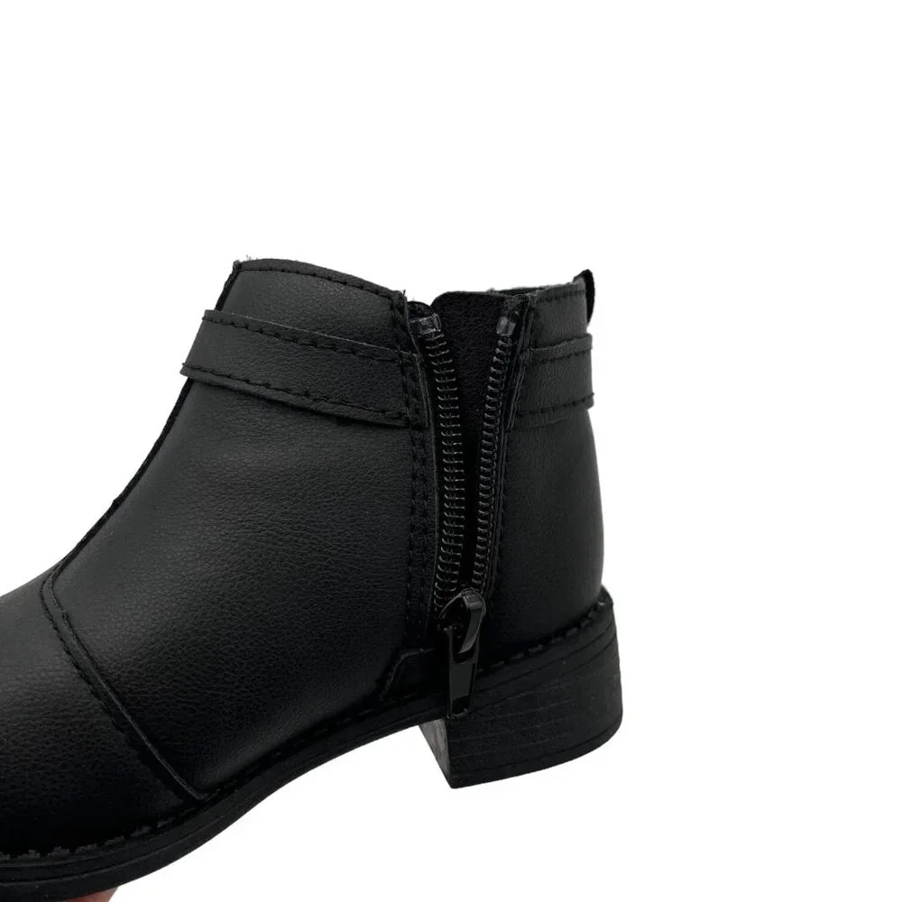 OshKosh‎ BGosh Toddler Girls Ankle Booties Size 8-9 Black Fashion Casual Shoes